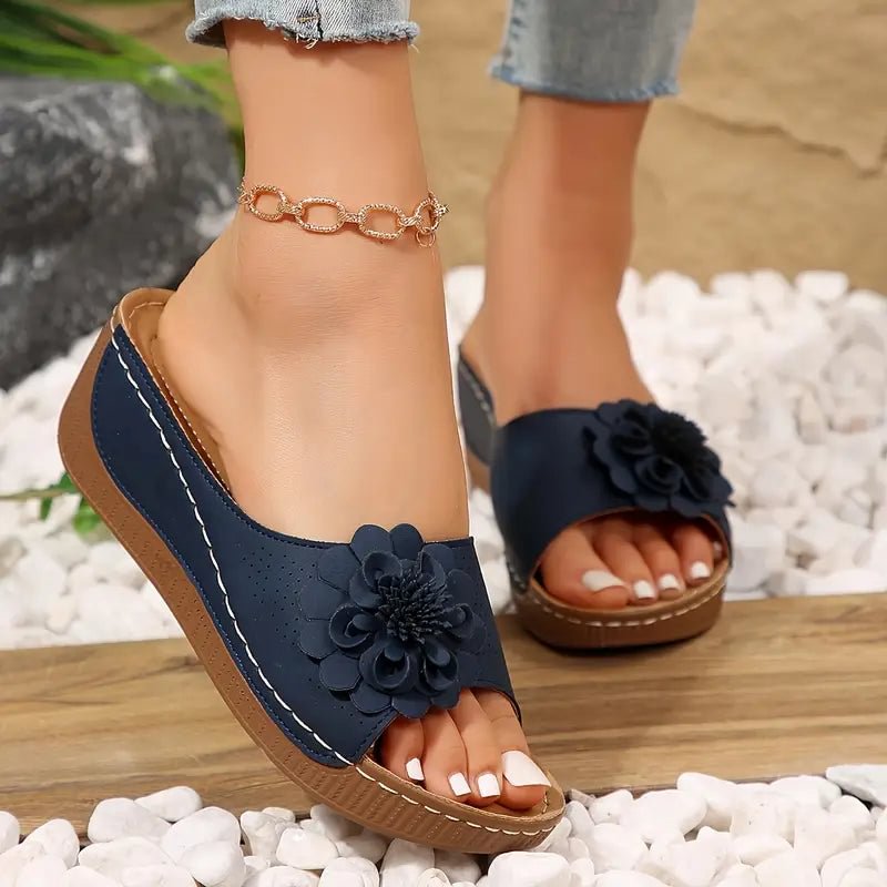 Beatrix | Embellished Ergonomic Slide Sandals